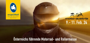 Save the Date 9. – 11. Februar 2024 moto-austria in Wels